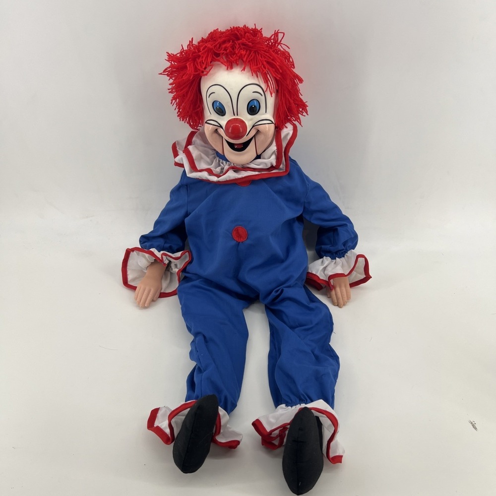 Standard Upgraded BOZO THE CLOWN - 30" Ventriloquist Dummy Doll